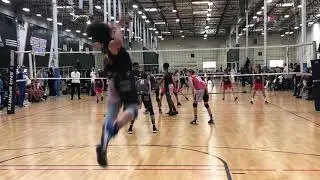 OCVC 14 Red vs. MB Surf 13-1, 1/18/20, Game 1, 25-18