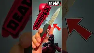 Navaja de Deadpool Edición Especial #deadpool #comics #shorts  #edc #defensapersonal #militar