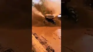 Dirt Boss Mega Truck Rippin Thru Mud Getting Stuck #mudding #offroad #4x4 #shorts