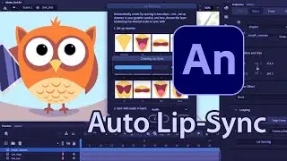 Adobe Animate Auto Lip-Sync Character Animation Tutorial