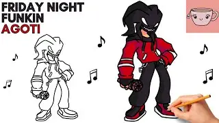 How To Draw Agoti - Friday Night Funkin  | FNF |  Easy Step By Step Drawing Tutorial