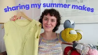 Entering my colorful project era & YARN GIVEAWAY | Knitting & Sewing roundup