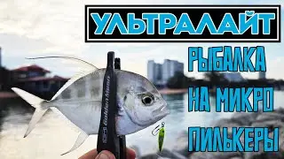 Vicious bites on micro jigs and silicone. FISHING WITH ULTRALIGHT