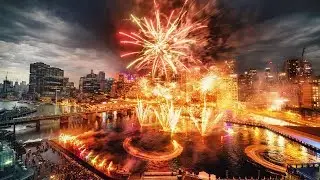 New Years Eve 2018 Darling Harbour Day to Night Timelapse