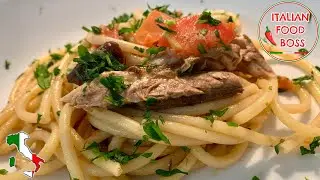 Hot Bucatini with Mackerel - Italian (quick) job!