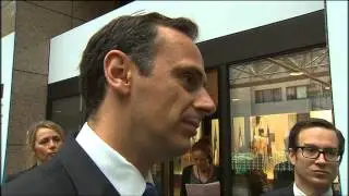 Treffen der EU-Finanzminister - Interview mit dem österreichischen Finanzminister Jochen Danninger