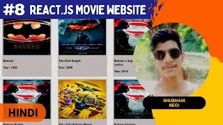 React Movie Website Using Props | React.js Full Course #8