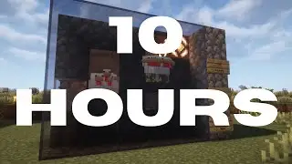 10 Hours of Minecraft humane chicken farm occasionally interrupted by silence