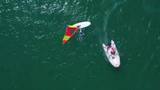 Windsurfing in Istanbul (Featuring @derinozcomak1542) [Shot on DJI Mini 2]