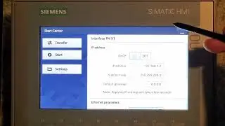 Siemens Basic HMI Panel Basic Setup