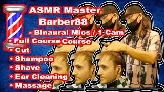 ASMR Barber88 - Edward's First Visit [Full course]