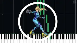 Samus' Theme - Metroid: Other M - Easy Piano Tutorial