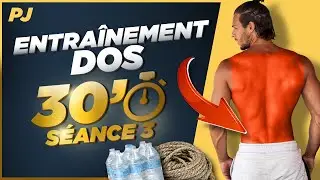 BACK MUSCULATION with 1 PACK of WATER 💦 and 1 ROPE 🧶