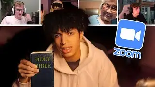Reading BIBLE in SATANIC Zoom Class!
