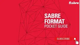 Sabre Format Your Pocket Guide to Basic Booking Cue Card