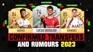 FIFA 24 | NEW CONFIRMED TRANSFERS & RUMOURS! 🤪🔥 ft. Lucas Beraldo, Davies, Gimenez... etc