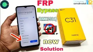 Realme C31 (Rmx3501) Frp Bypass  || All Realme  Edition Frp Bypass Without Pc 100% #OmMobileRepair