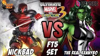 UMVC3 Parsec FT5 Set - NickBad VS The Real Kennybo