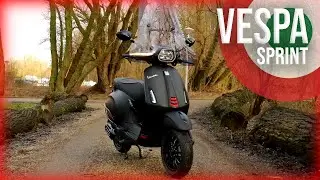 STOERE OPTIES VOOR DE VESPA SPRINT MAT ZWART | SCOOTERSPOT