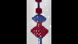 Завораживающий спектакль эффекта падающего домино