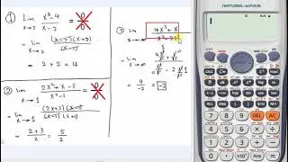 how to solve limits with calculator