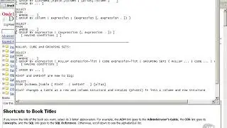 121 GROUP BY Clause Syntax