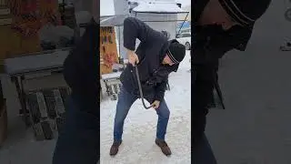 Согнул прут 18 мм×1000 мм!!