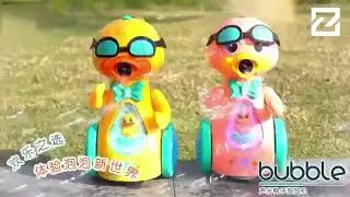 Pato Brinquedo Solta Bolha e Tem Luzes Presente Para Crianças