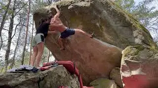 Fontainebleau - Coquibus Auvergne - Roc A Dos (7C)