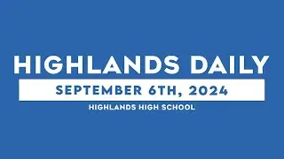 HHS Daily Announcements 2024, September 6th
