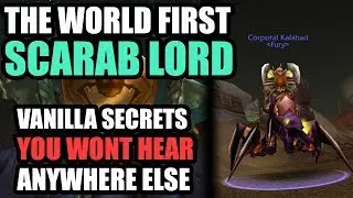 The World First Scarab Lord Reveals Vanilla Secrets You Wont Hear ANYWHERE ELSE!