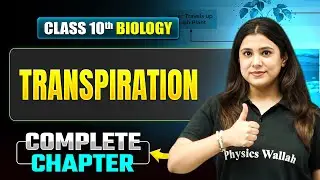 TRANSPIRATION Complete Chapter Covered | ICSE Class 10 Biology