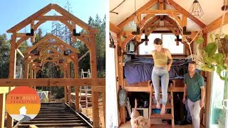 Couple's Timber Frame Tiny House - DIY Tiny Home Build Stories