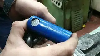 Самодельный замок. ИСПЫТАНИЕ. Выбивание штыря.