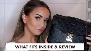 LOUIS VUITTON POCHETTE METIS EMPREINTE REVIEW + WHAT FITS INSIDE | DILARA BOSAK