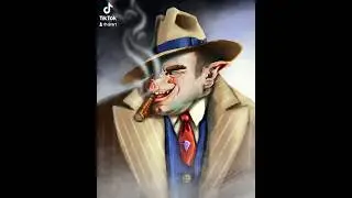 #digitalart #procreate #digitalpaintingprocess #digitaldrawing #art #mafia #pig