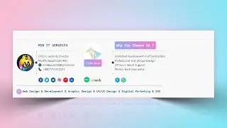 How To Create Professional Responsive Clickable Email Signature by HTML AND CSS || MIN IT