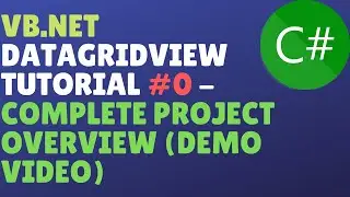 [VB.NET Tutorial] Add Edit Update Delete Print Export Import Excel Display On Datagridview