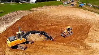 1/2 Acre Pond Build - Start To Finish In 12 Minutes