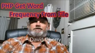PHP Get Word Frequency From File