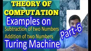 Examples on Turing Machine ( Part 6) || ToC ||  Studies Studio