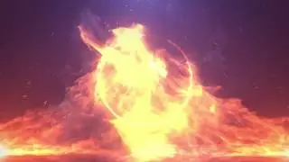 ID#14 Fire Logo Animation