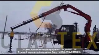 ГИДРОБУР НА КМУ (КРАН МАНИПУЛЯТОР) НА МАШИНЕ