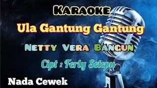 ULA GANTUNG GANTUNG | NETTY VERA BANGUN | KARAOKE LAGU KARO | NADA CEWEK