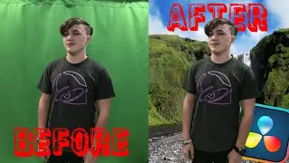 How to green screen in Davinci Resolve 17