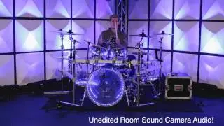 Pearl Crystal Beat - Clear Acrylic Drums - Sound Test - Improv Drum Solo