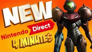 Nintendo Direct in 4 Minutes! - New Zelda / Metroid Prime 4 / New Mario - Huge News!