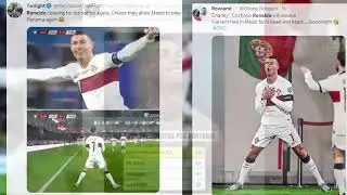How everyone Reacted to Cristiano Ronaldo's 2 Goals against Luxembourg  Portugal vs Luxembourg