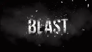 EXPLODING TEXT EFFECT | BLAST TEXT EFFECT | PHOTOSHOP TUTORIAL