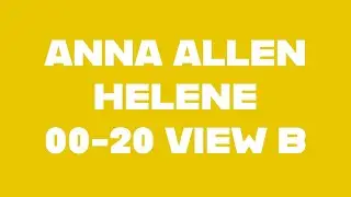 Anna Allen | Helene Selvedge Jeans | 00-20 Size Range | View B | Size 20